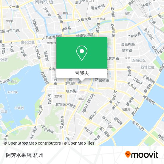 阿芳水果店地图