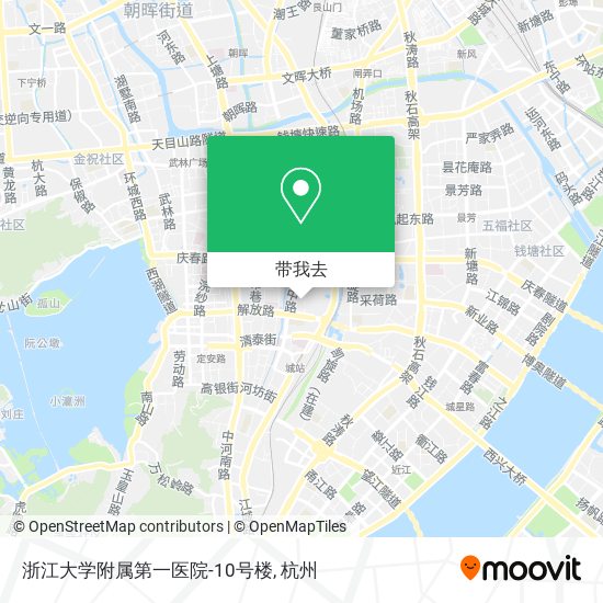 浙江大学附属第一医院-10号楼地图