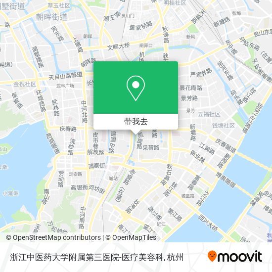 浙江中医药大学附属第三医院-医疗美容科地图