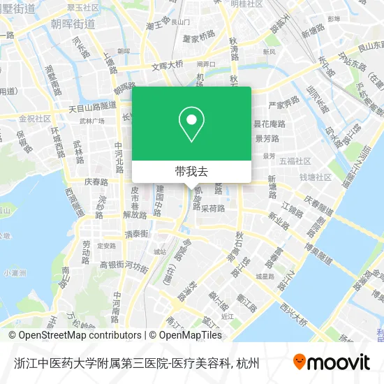 浙江中医药大学附属第三医院-医疗美容科地图