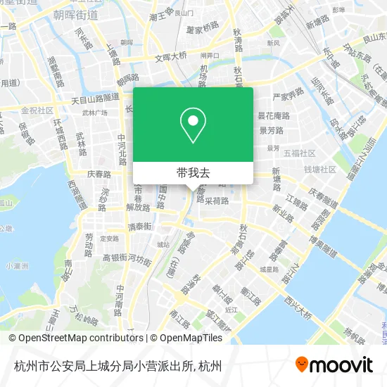 杭州市公安局上城分局小营派出所地图