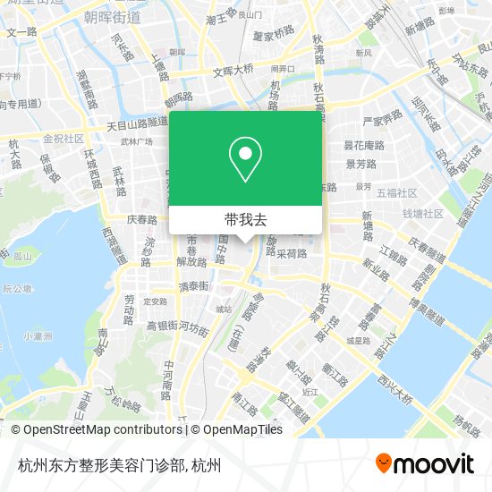 杭州东方整形美容门诊部地图