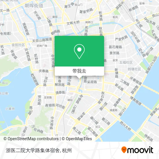 浙医二院大学路集体宿舍地图