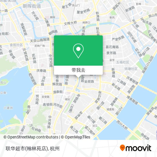 联华超市(翰林苑店)地图