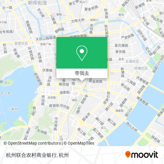 杭州联合农村商业银行地图