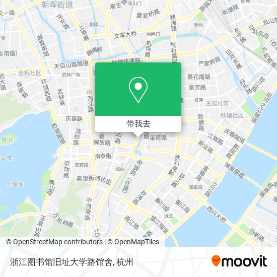 浙江图书馆旧址大学路馆舍地图