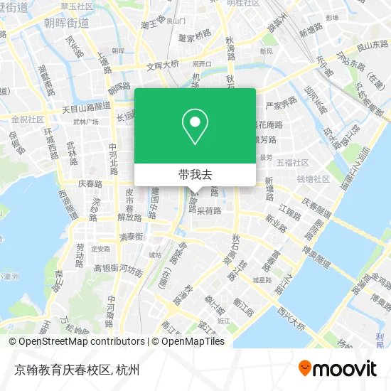京翰教育庆春校区地图