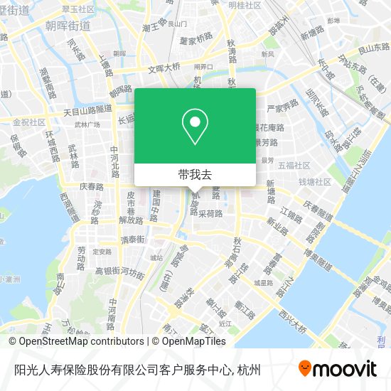 阳光人寿保险股份有限公司客户服务中心地图