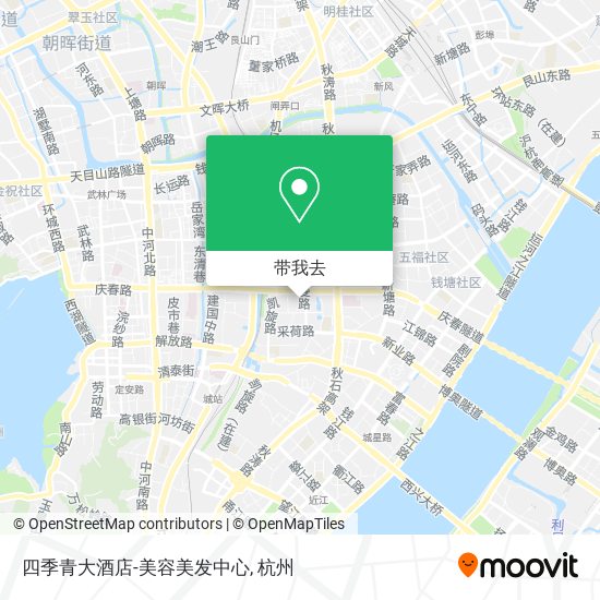 四季青大酒店-美容美发中心地图