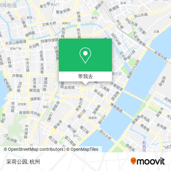 采荷公园地图