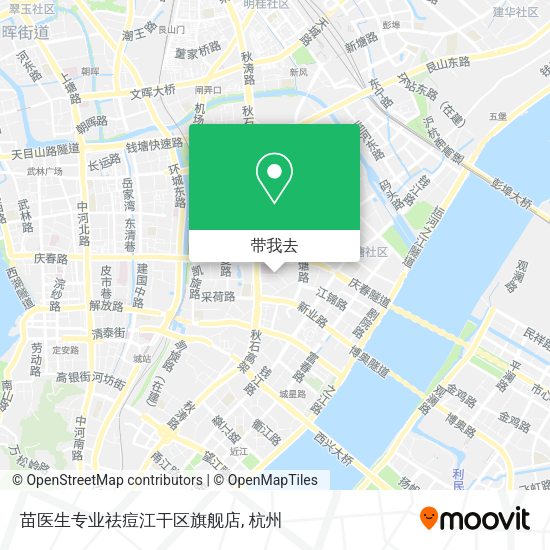 苗医生专业祛痘江干区旗舰店地图