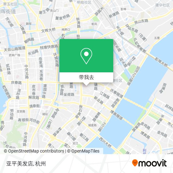 亚平美发店地图