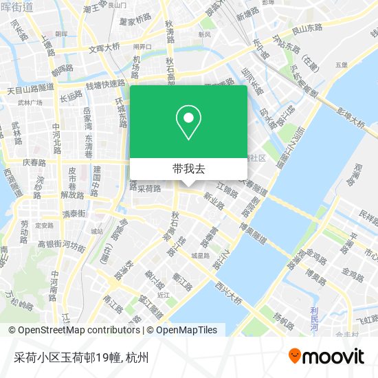 采荷小区玉荷邨19幢地图