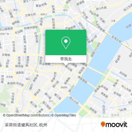 采荷街道健风社区地图