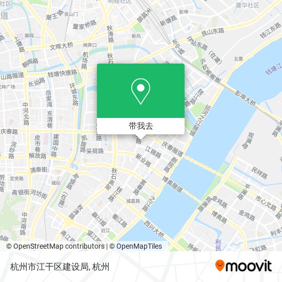杭州市江干区建设局地图