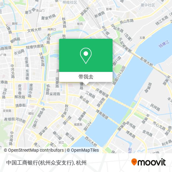 中国工商银行(杭州众安支行)地图