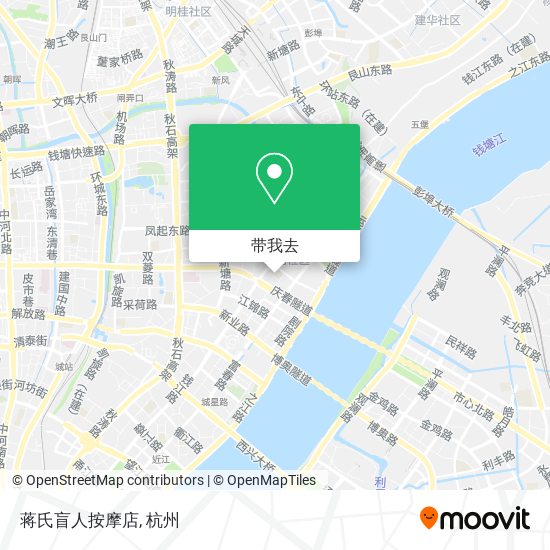 蒋氏盲人按摩店地图
