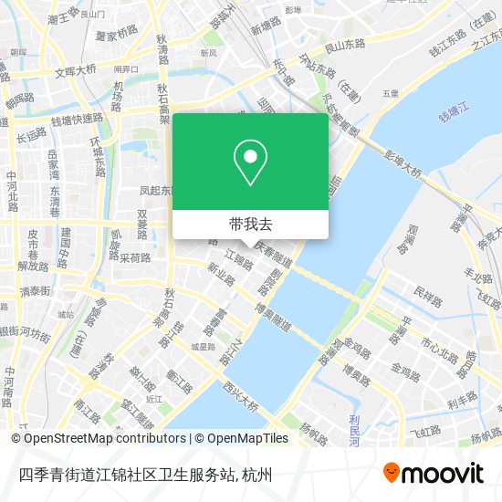 四季青街道江锦社区卫生服务站地图