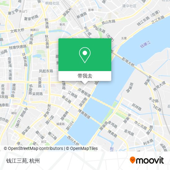 钱江三苑地图