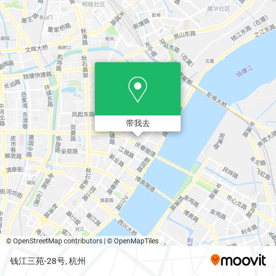 钱江三苑-28号地图