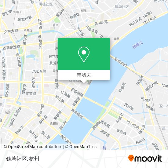 钱塘社区地图