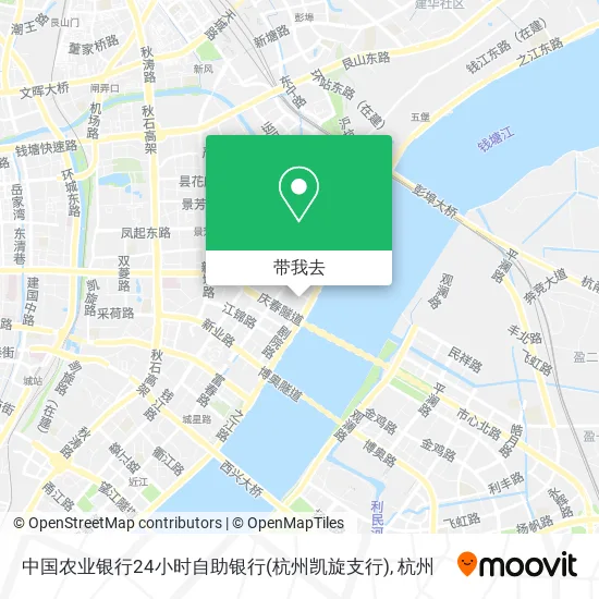 中国农业银行24小时自助银行(杭州凯旋支行)地图