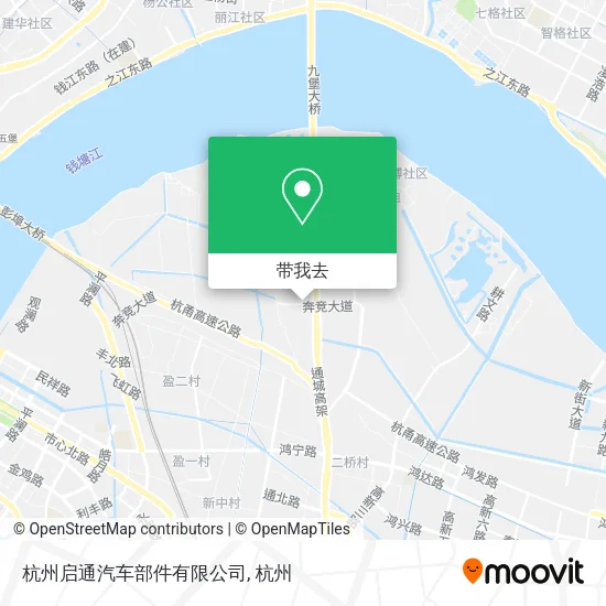 杭州启通汽车部件有限公司地图