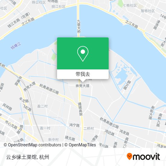 云乡缘土菜馆地图