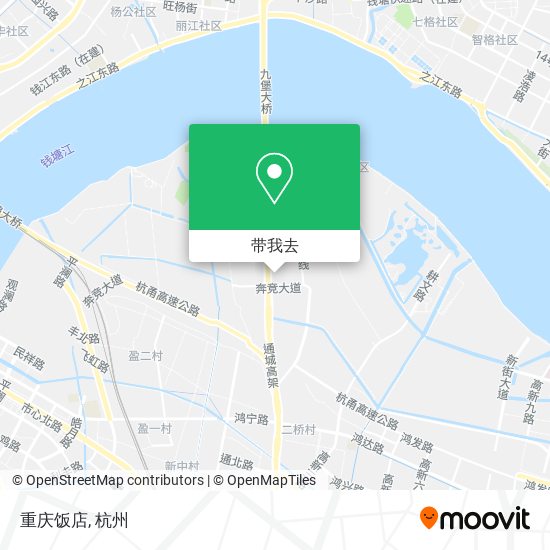 重庆饭店地图