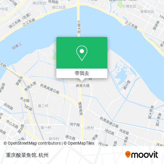 重庆酸菜鱼馆地图