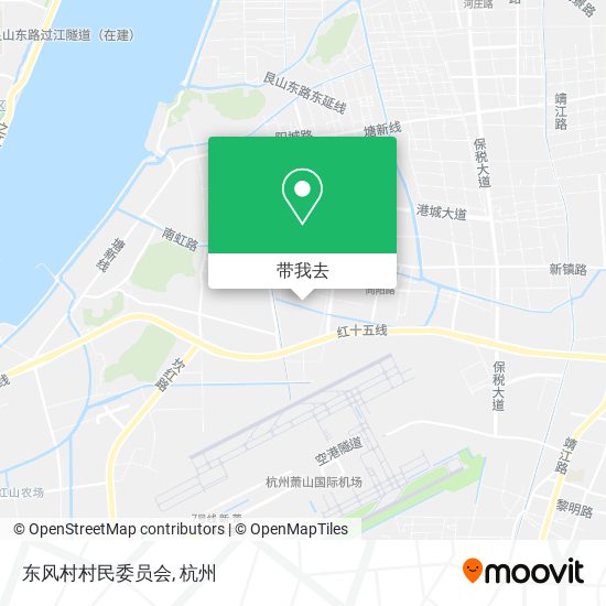 东风村村民委员会地图