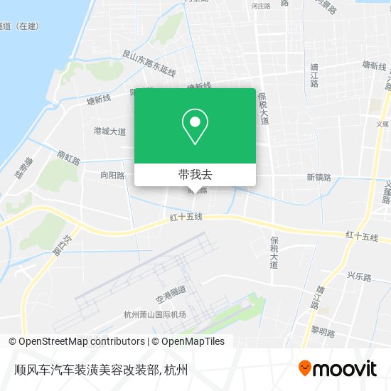 顺风车汽车装潢美容改装部地图