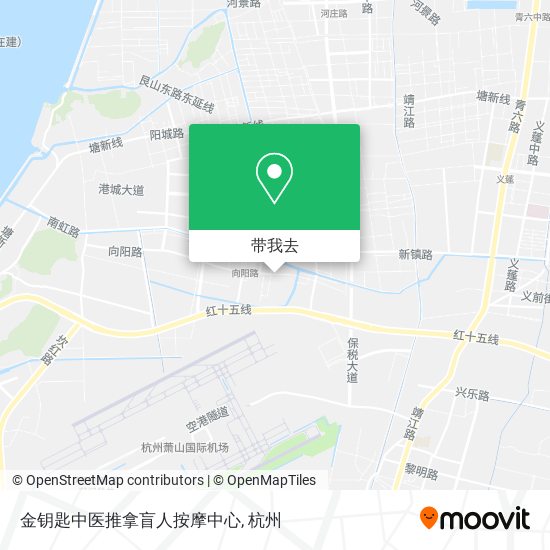 金钥匙中医推拿盲人按摩中心地图