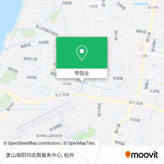 萧山南阳玛吉斯服务中心地图