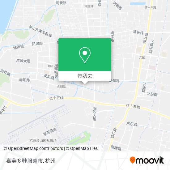 嘉美多鞋服超市地图