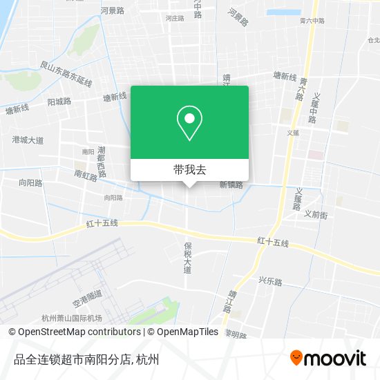品全连锁超市南阳分店地图