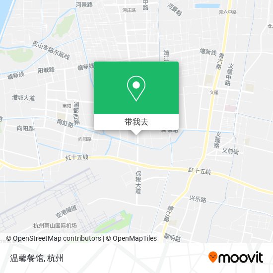 温馨餐馆地图