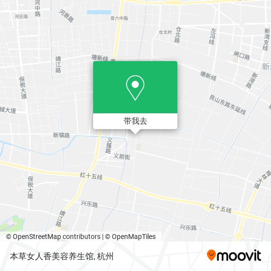 本草女人香美容养生馆地图