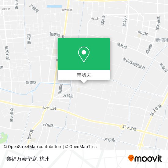 鑫福万泰华庭地图