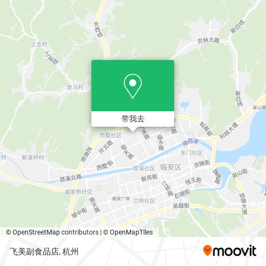 飞美副食品店地图