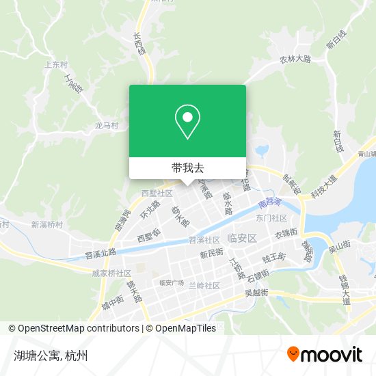 湖塘公寓地图