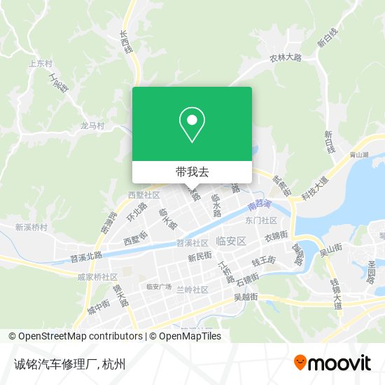 诚铭汽车修理厂地图