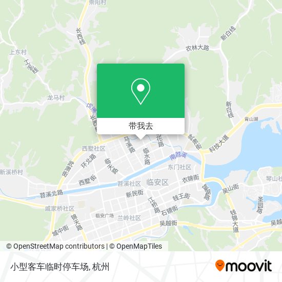 小型客车临时停车场地图