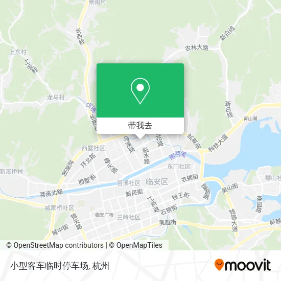 小型客车临时停车场地图