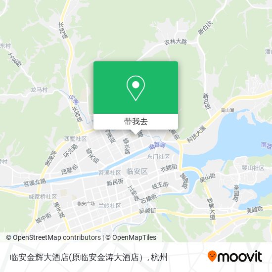 临安金辉大酒店地图