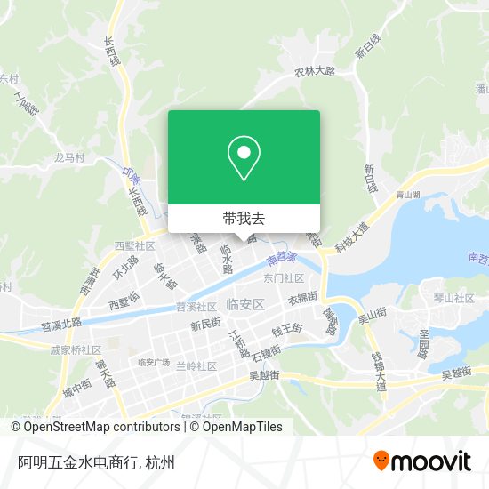 阿明五金水电商行地图