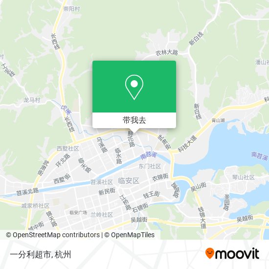 一分利超市地图