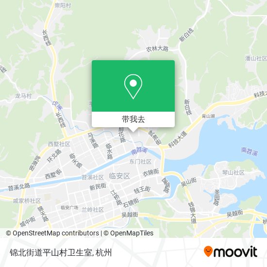 锦北街道平山村卫生室地图