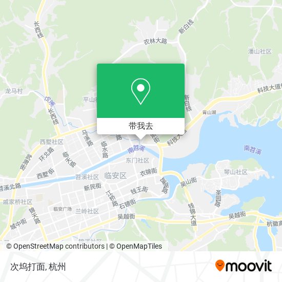 次坞打面地图
