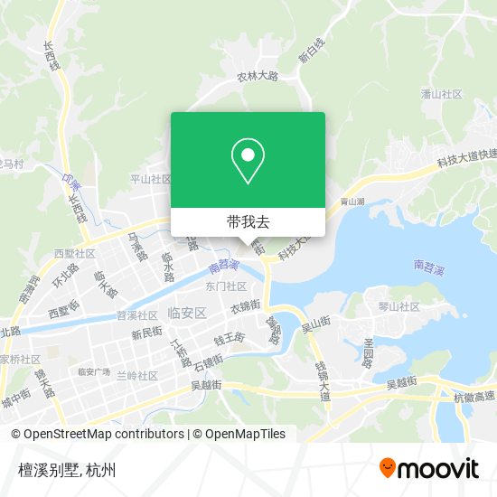 檀溪别墅地图